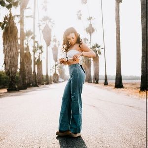 FOREVER 21 CONTEMPORARY wide flare pants